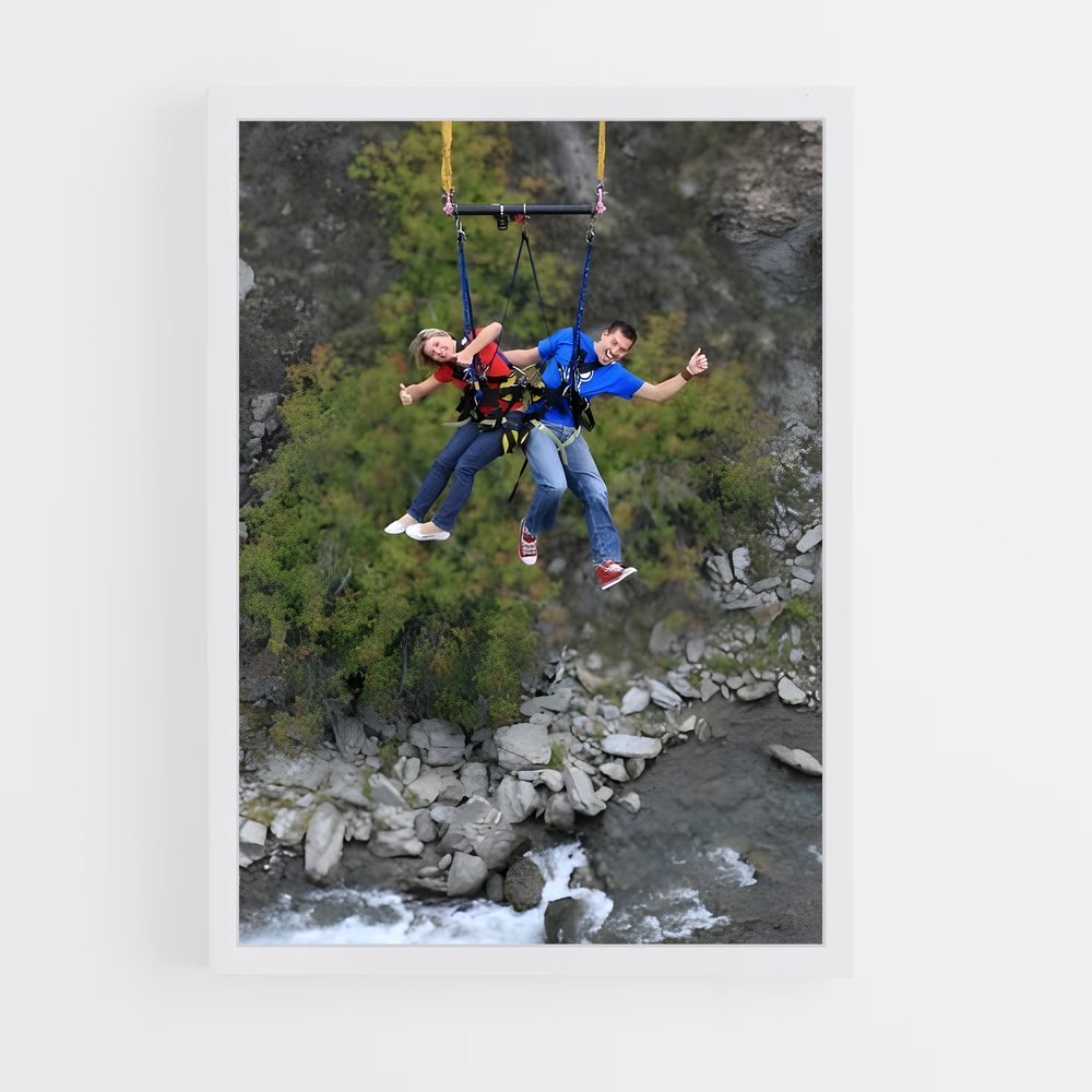 Poster Adrenaline Nevis – affiche Saut à l’élastique (vue 3)